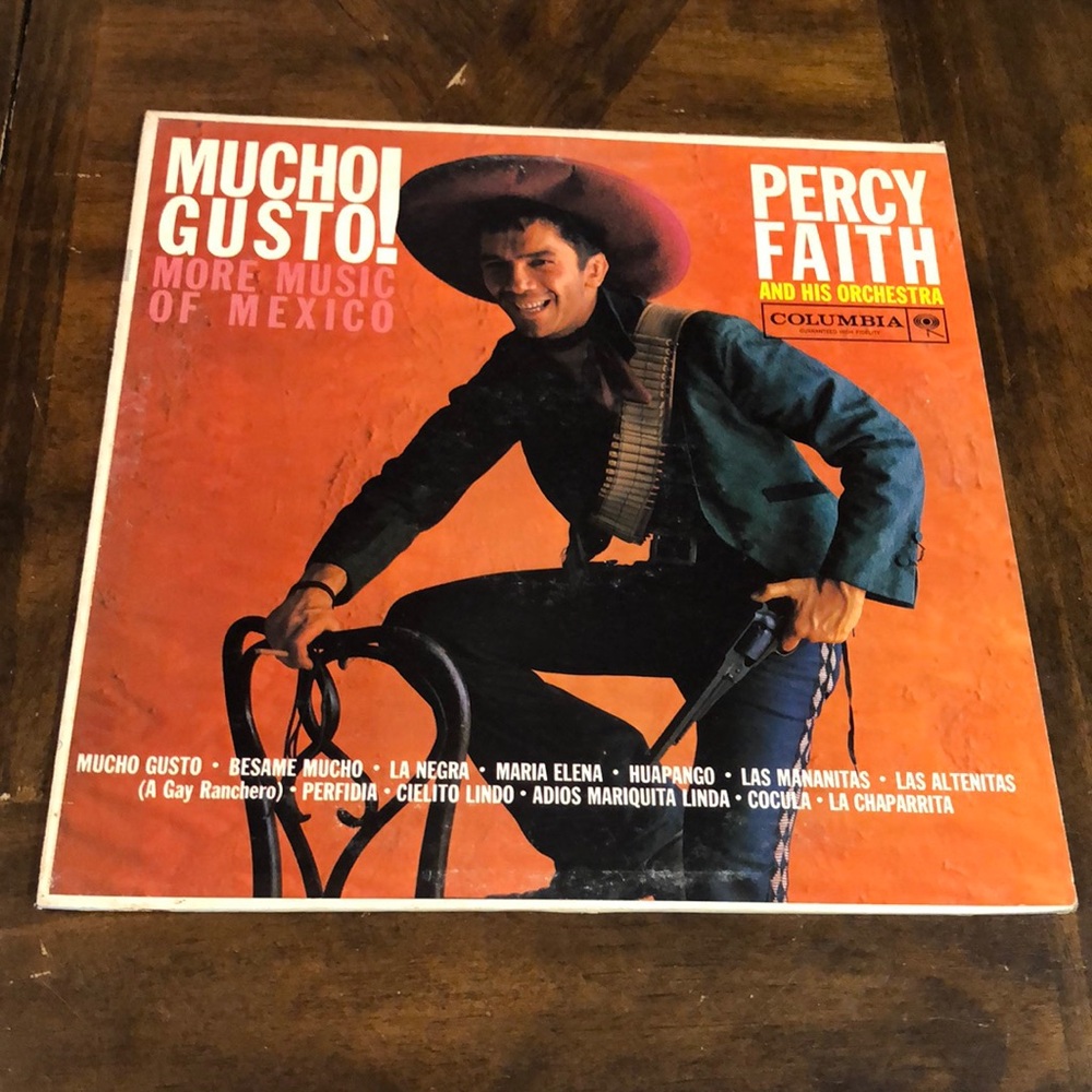 Lp vinyl record Percy Faith Mucho Gusto in good used condition